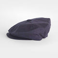 Plain Navy Linen Gatsby Cap