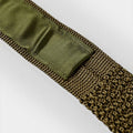 Plain Olive Green Knitted Silk Tie