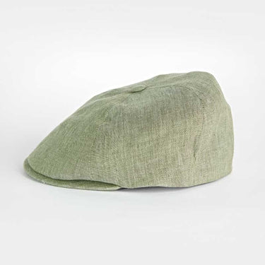 Plain Olive Linen Toni Cap