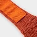 Plain Orange Knitted Cashmere Tie