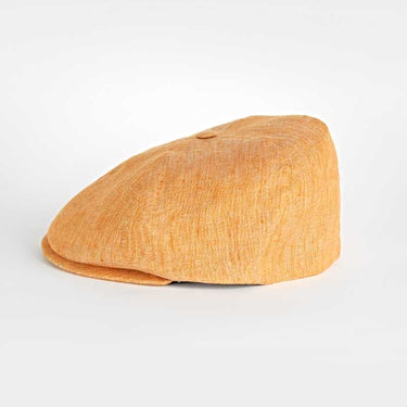 Plain Orange Linen Toni Cap