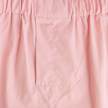 Plain Pink Cotton Poplin Boxer Shorts