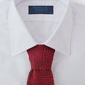 Plain Porpora Knitted Silk Tie