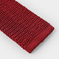 Plain Porpora Knitted Silk Tie