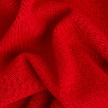 Plain Red 2 - Ply Cashmere V - Neck Sweater