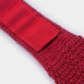 Plain Red Knitted Cashmere Tie