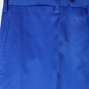 Plain Royal Cotton Trousers