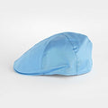 Plain Summer Blue Cotton Roma Cap