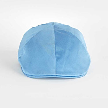 Plain Summer Blue Cotton Roma Cap