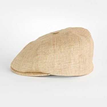 Plain Tan Linen Toni Cap