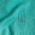 Plain Teal Narrow Width Pure Cashmere Scarf