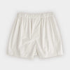 Plain White Cotton Poplin Boxer Shorts