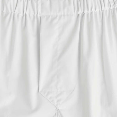 Plain White Cotton Poplin Boxer Shorts