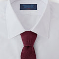 Plain Wine Knitted Cashmere Tie