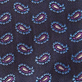 Purple Floating Paisley Silk Tie