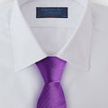 Purple Herringbone Silk Tie