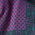 Purple Large Bean Silk Pocket Square