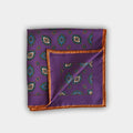 Purple Regal Silk Pocket Square