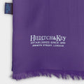 Purple & White Spot Silk Tubular Scarf