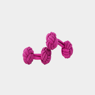 Raspberry Pink Knot Links