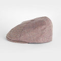 Red Basket Weave Cotton & Linen Toni Cap