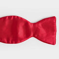 Red Silk Velvet Bow Tie