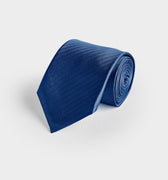 Royal Blue Herringbone Silk Tie