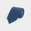 Royal Blue Small Houndstooth Wool & Silk Blend Tie