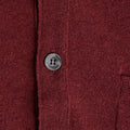 Russet Red 100% Cashmere Cardigan