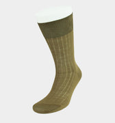 Short Brown Cotton Socks