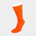 Short Orange Cotton Socks