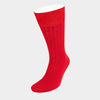 Short Red Wool Socks