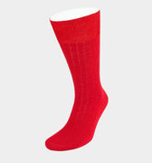 Short Red Wool Socks