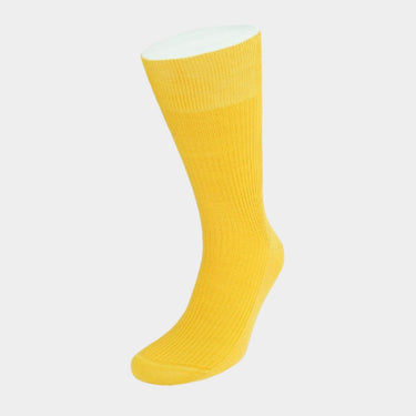 Short Yellow Wool Socks