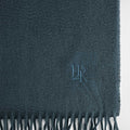 Slate Grey Wide Width Pure Cashmere Scarf