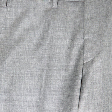 Steel Grey Pure Wool Trousers