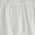 White Floral Cotton Poplin Boxer Shorts