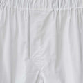 White Floral Motif Cotton Poplin Boxer Shorts