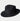 Black Knightsbridge Fedora - Hilditch & Key