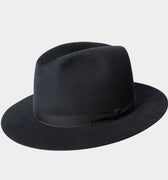 Black Pioneer Fedora Hat - Hilditch & Key