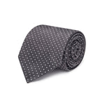 Black & White Pin Spot Woven Silk Ties