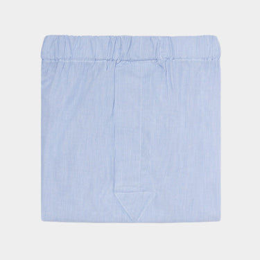 Blue Fine Bengal 100% Cotton Boxer Short