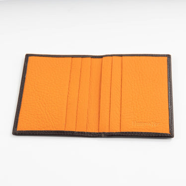 Brown & Orange Billfold Card Holder