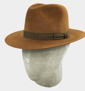 Brown Pioneer Fedora Hat