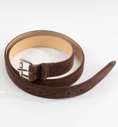 Brown Suede Mount Leather Belt