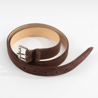 Brown Suede Mount Leather Belt