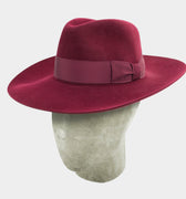 Burgundy Bruand Fedora