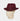 Burgundy Charlie Trilby