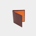 Burgundy & Orange Billfold Card Holder