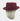 Burgundy Pork Pie Trilby